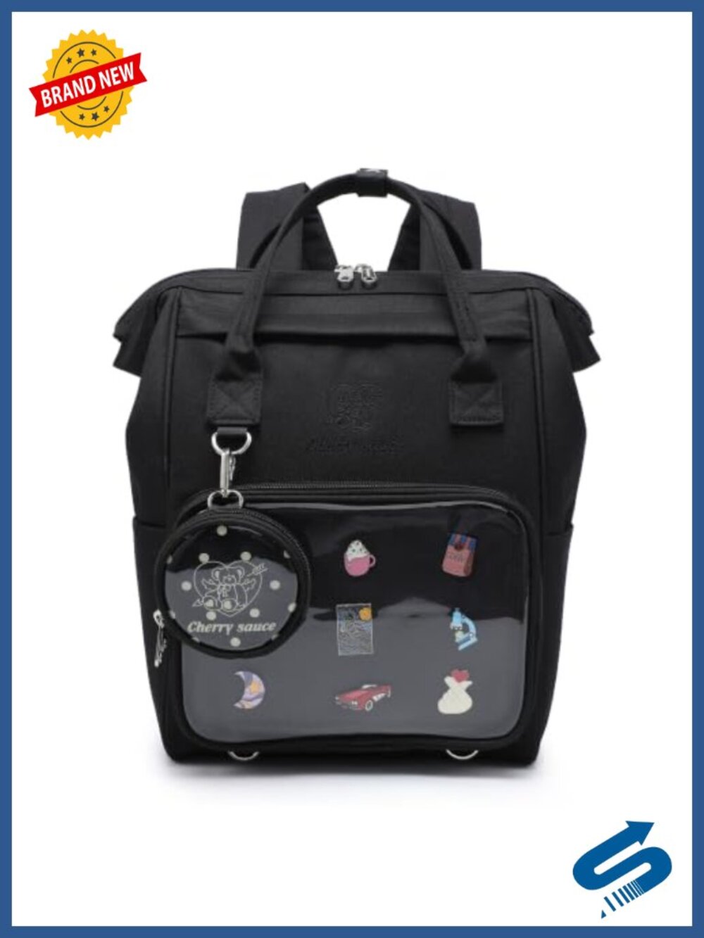 Ita Bag Canvas Backpack Display Window Anime Pin Bag